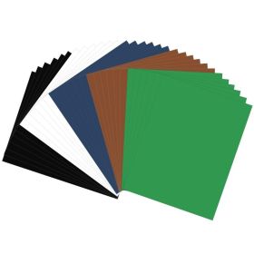 JULBEAR 30 Sheets Colored Cardstock, 5 Football Colors 180gsm 8.5 X 11 Inches Colorful Pastel Printer Construction Paper For Kids Scrapbook School (Option: 30 sheets)