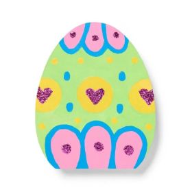 Easter Craft Egg Wood Base (Option: 1Piece)